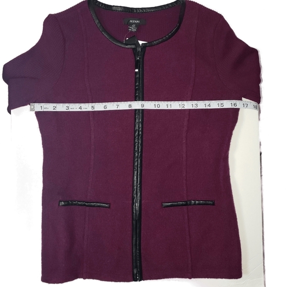 NWT ALFANI ZIPPER FRONT BLAZER - Picture 6 of 7